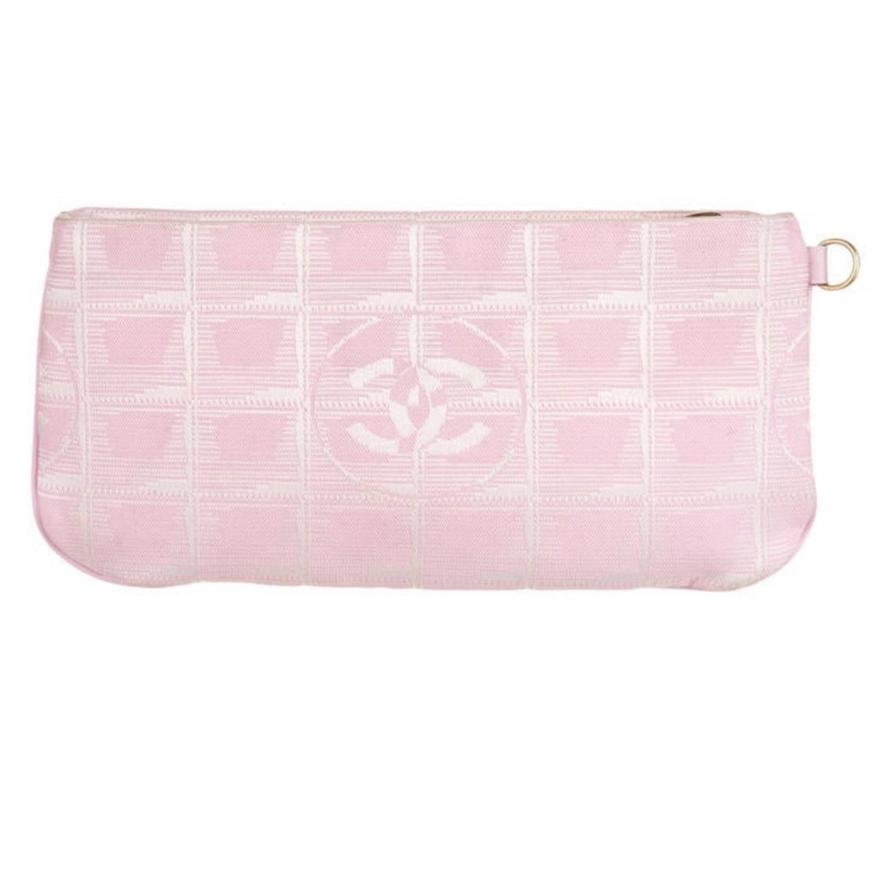 CHANEL New Travel Line Pink Pochette - Picture 16 of 17